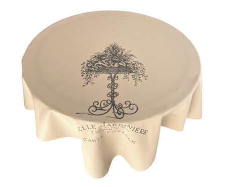 Toalha de Mesa Quadrada Jardinière - Bege | Westwing
