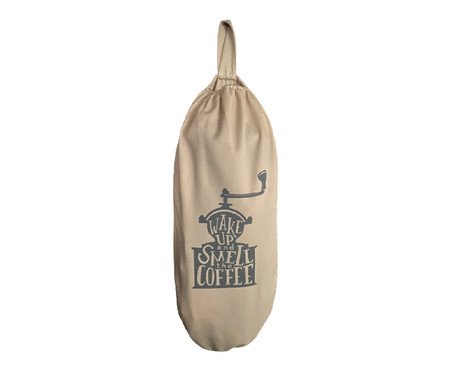 Puxa-Saco Wakeup Coffee - Bege | Westwing