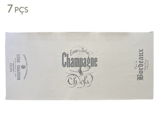 Jogo de Toalha e Guardanapos em Linho Champagne - 06 Lugares, Bege | WestwingNow