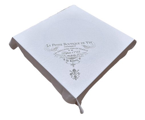 Toalha de Mesa em Linho Branco Boutique Du Vin - Branco, Branco | WestwingNow