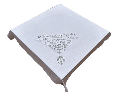 Toalha de Mesa em Linho Branco Boutique Du Vin - Branco | Westwing