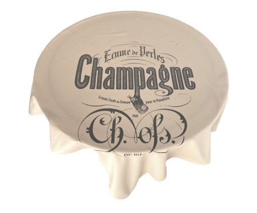 Toalha de Mesa Quadrada Champagne - Bege, Bege | WestwingNow