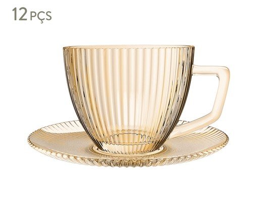 Jogo de Xícara para Chá Gift Âmbar, Âmbar | WestwingNow