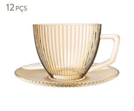 Jogo de Xícara para Chá Gift Âmbar | Westwing