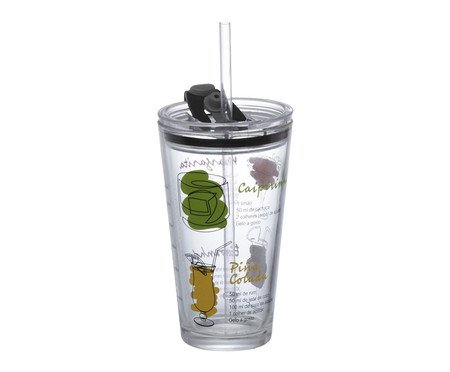 Copo Drink com Canudo Celeb | Westwing