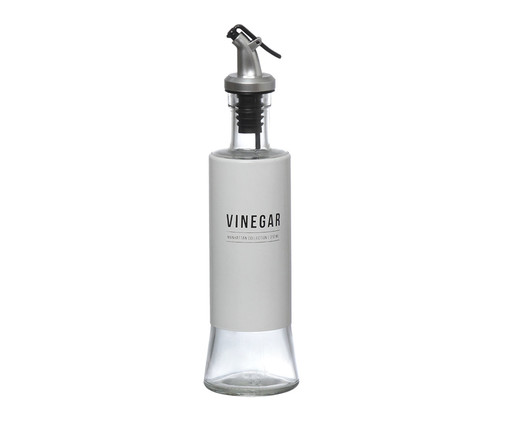 Vinagreiro Manhattan em Inox Branco, Transparente | WestwingNow