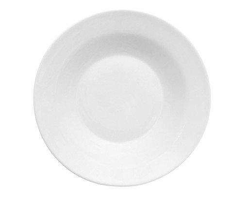 Prato Fundo Flare Branco, Branco | WestwingNow
