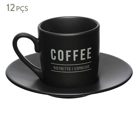 Jogo de Xícaras de Café em Porcelana Manhattan | Westwing