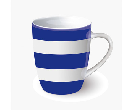 Caneca Faixas Azul