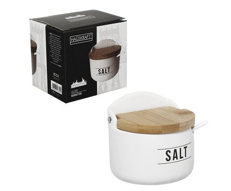 Saleiro Manhattan Salt em Porcelana Branco | Westwing