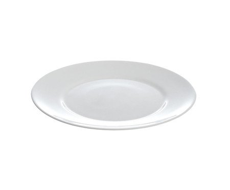 Prato para Sobremesa Flare Branco | Westwing