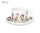 Jogo de Xícara para Café Le Jardi em Porcelana Branca, Branco | WestwingNow
