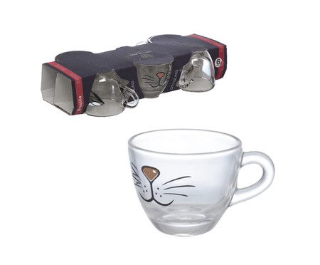 Jogo de Xícara para Café Cat | Westwing