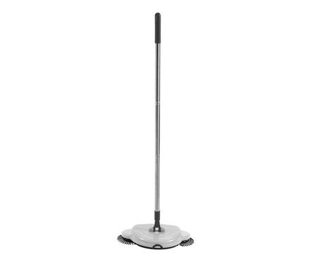 Vassoura Giratória Rinteln em Inox Cinza
