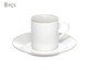Jogo de Xícara para Café Roya em Porcelana Branca, Branco | WestwingNow
