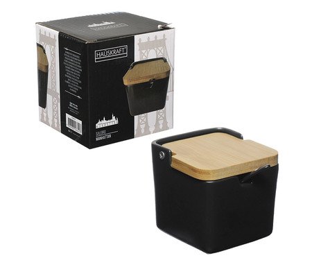 Saleiro Manhattan em Porcelana Preto | Westwing