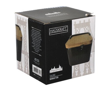Saleiro Manhattan em Porcelana Preto | Westwing