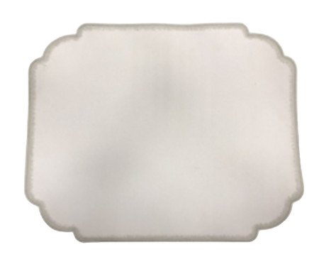 Lugar Americano Duplo Impermeável - Branco e Vermelho I | Westwing