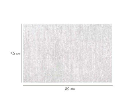 Passadeira Prudent Sofia Bege e Cinza - 50X80cm | Westwing