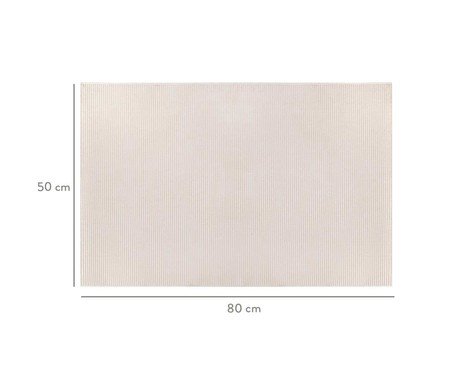 Passadeira Sofia Crédible Bege e Cinza - 50X80cm | Westwing