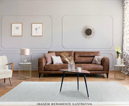 Tapete Sofisticato Branco e Cinza | Westwing