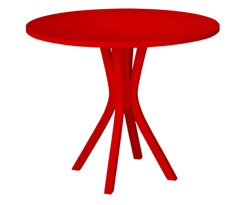 Mesa de Jantar Felice Vermelha - Hometeka, Vermelho | WestwingNow