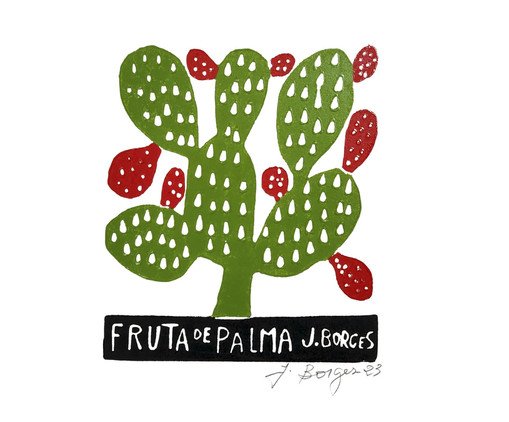 Xilogravura Fruta de Palma, Verde | WestwingNow