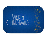 Tapete Merry Christmas Blue - 34X60cm | WestwingNow