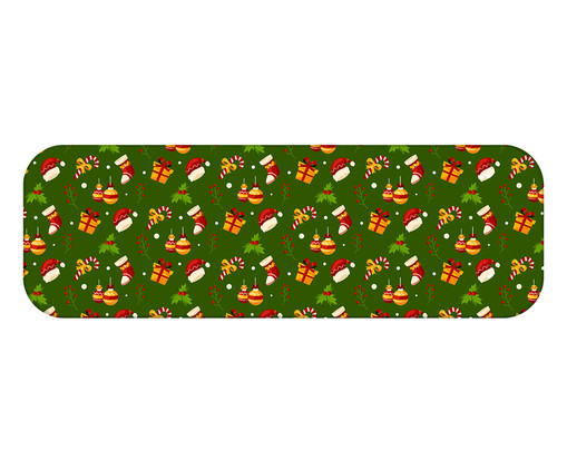 Passadeira Enfeites Verde - 34X120cm, multicolor | WestwingNow