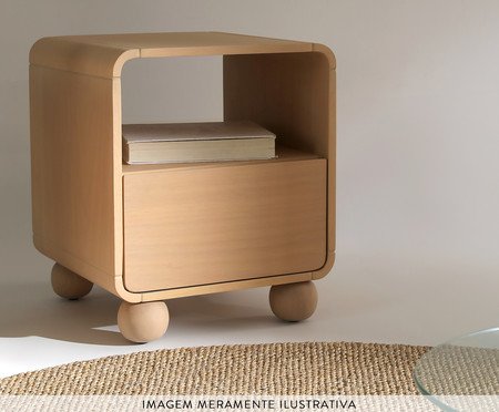 Mesa de Cabeceira Ball Feet | WestwingNow