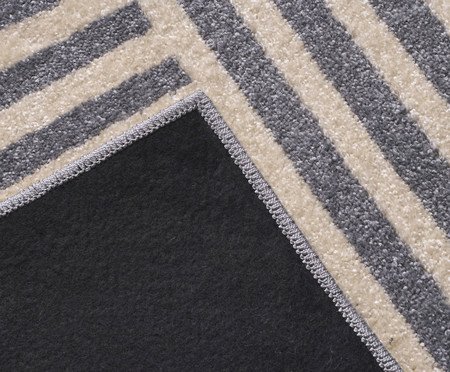 Tapete Polo Nice Grafite e Areia | Westwing