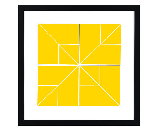 Quadro Step Solid Amarelo  - Hometeka, yellow | WestwingNow