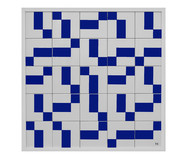Quadro Blocks Azul  - Hometeka | WestwingNow