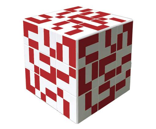 Cubo Blocks Vinho  - Hometeka, red | WestwingNow