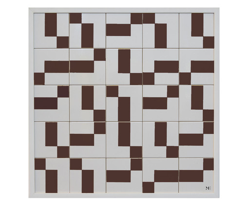 Quadro Blocks Chocolcate  - Hometeka, brown | WestwingNow