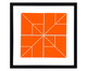 Quadro Step Solid Laranja  - Hometeka, orange | WestwingNow