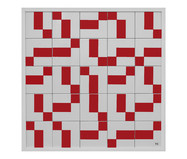 Quadro Blocks Vermelho  - Hometeka | WestwingNow