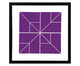 Quadro Step Solid Roxo  - Hometeka, purple | WestwingNow