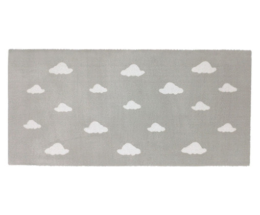 Passadeira Infantil Nuvens Cinza, grey | WestwingNow