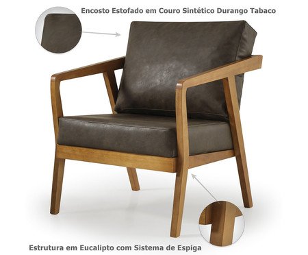 Poltrona Barcelona Tabaco | Westwing