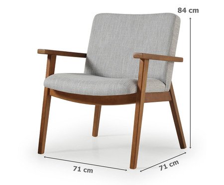 Poltrona Milão Grafite | Westwing