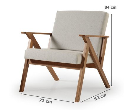 Poltrona Viena Areia | Westwing