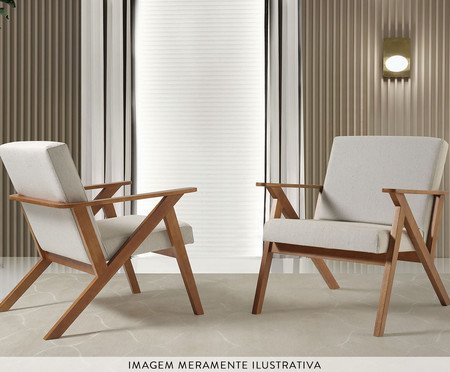 Poltrona Viena Areia | Westwing