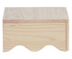 Mesa de Cabeceira Suspensa Waves, wood pattern | WestwingNow