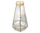 Lanterna Eliora - Transparente e Dourada, Dourado, Transparente | WestwingNow