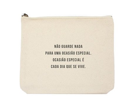 Bolsa Nécessaire com Zíper Ocasião Especial | Westwing