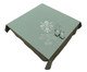 Jogo de Toalha de Mesa e Guardanapos em Linho Verde Flor de Lis, green | WestwingNow