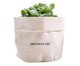 Cachepot em Algodão Cru Amor cresce aqui, beige | WestwingNow