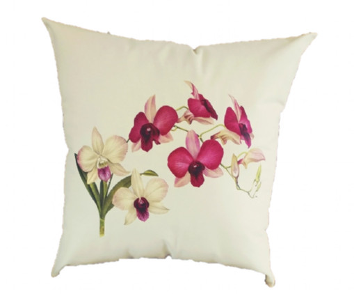 Capa de Almofada Orquidea Pink, beige | WestwingNow