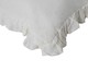 Capa de Almofada em Cotton Linen Leuka Branco, Branco | WestwingNow
